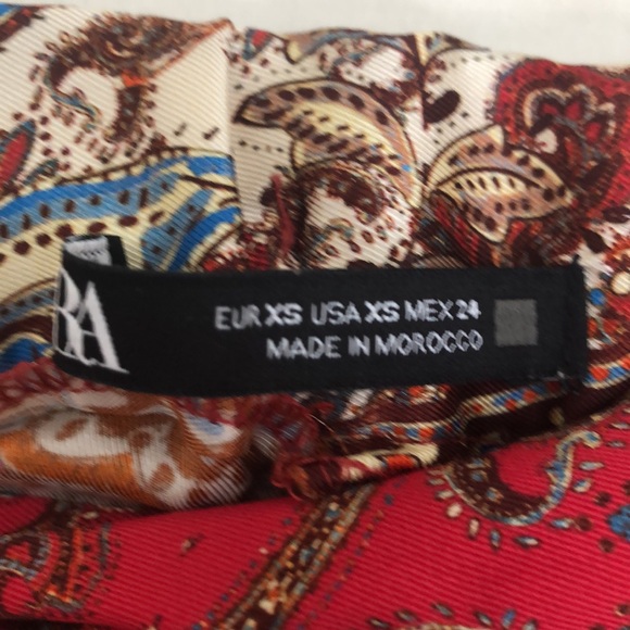 Zara Ankle Length Printed Midi Skirt - Picture 4 of 4